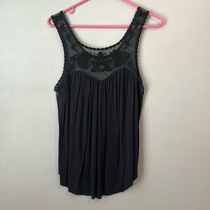 Medium American Eagle loose fit tank with beautiful embroidery along neckline